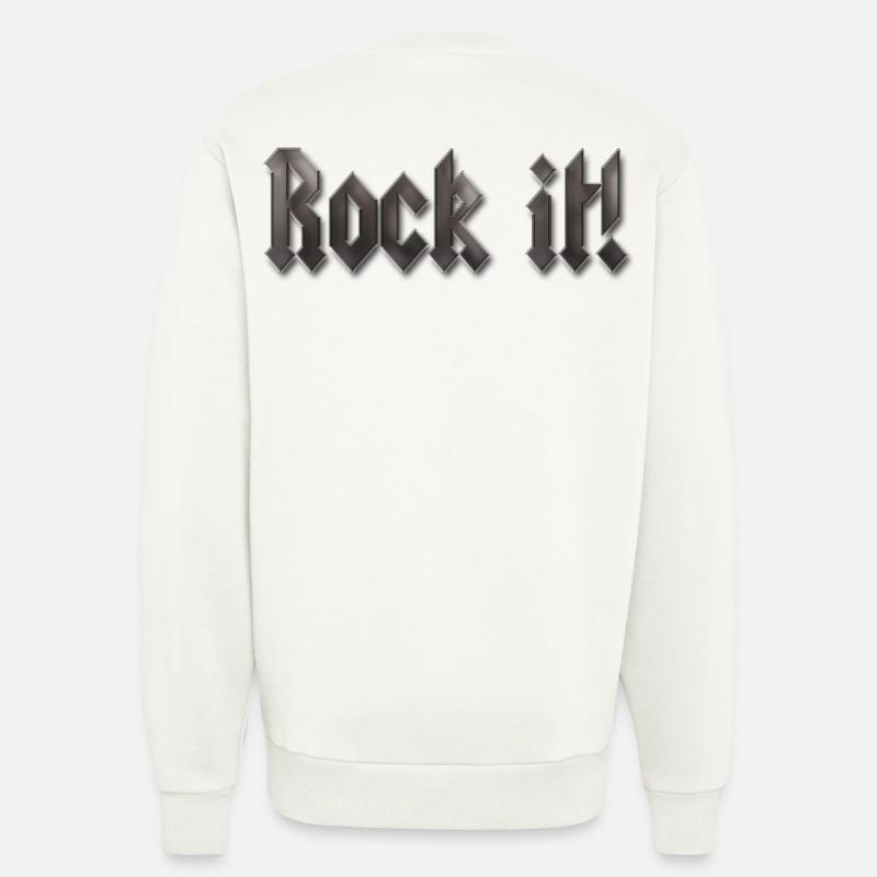 rock it! - Sweatshirt - made by SPREAD  - OFF WHITE