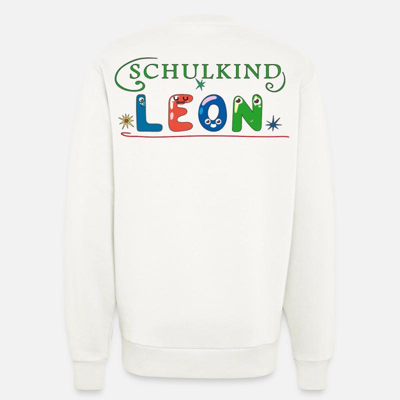 Schulkind Leon - Sweatshirt - made by SPREAD  - OFF WHITE