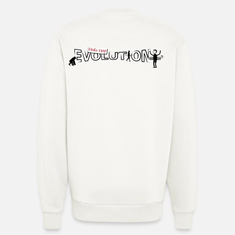 Hula hop Evolution - Sweat bio décontracté fabriqué en UE - OFF WHITE