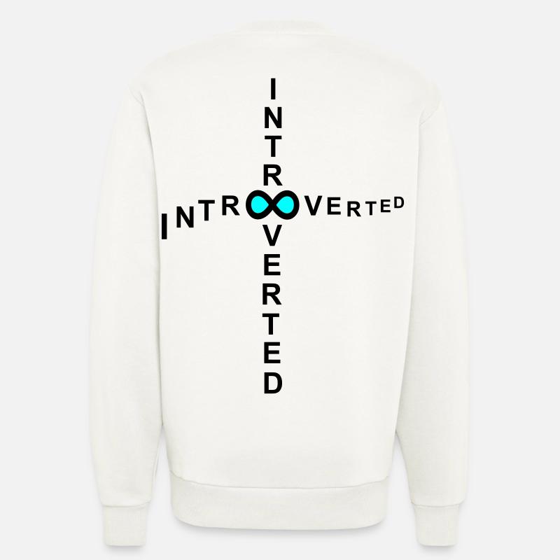 introvert - Sweatshirt - made by SPREAD  - OFF WHITE