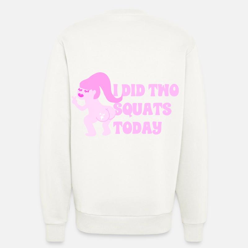 Gym Baddie - Sweat bio décontracté fabriqué en UE - OFF WHITE