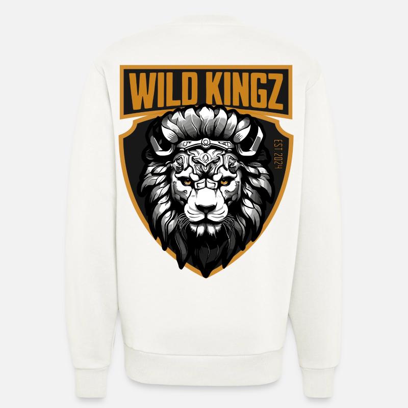 Löwe - Sweatshirt - made by SPREAD  - OFF WHITE