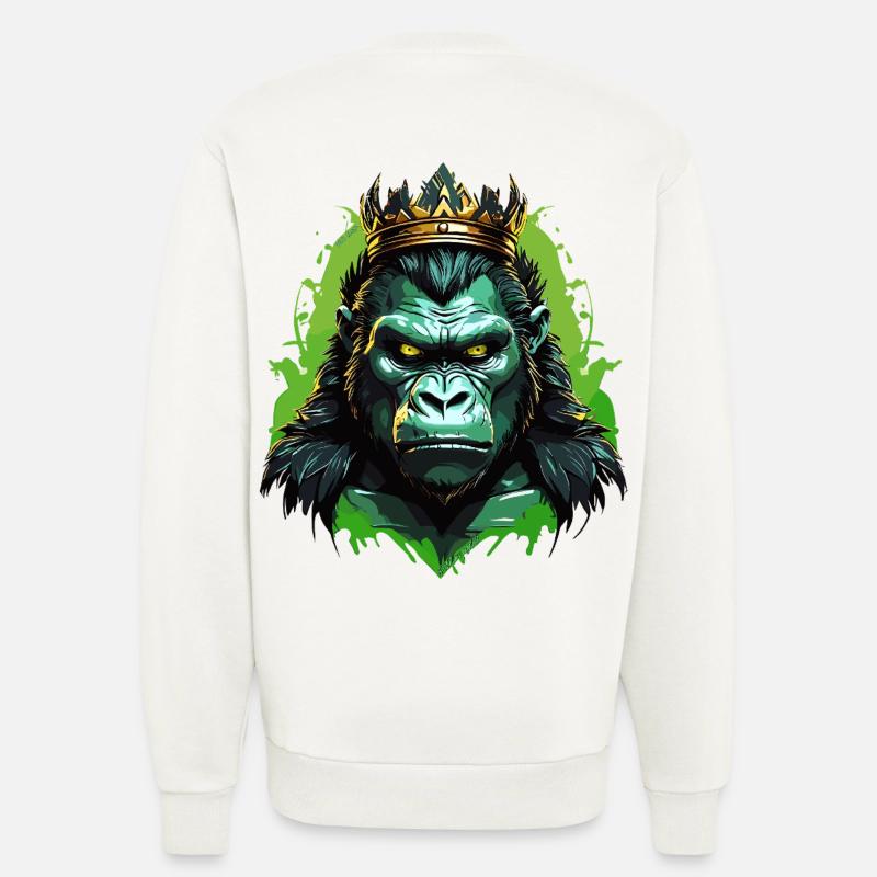 Gorilla - Sweatshirt - made by SPREAD  - OFF WHITE