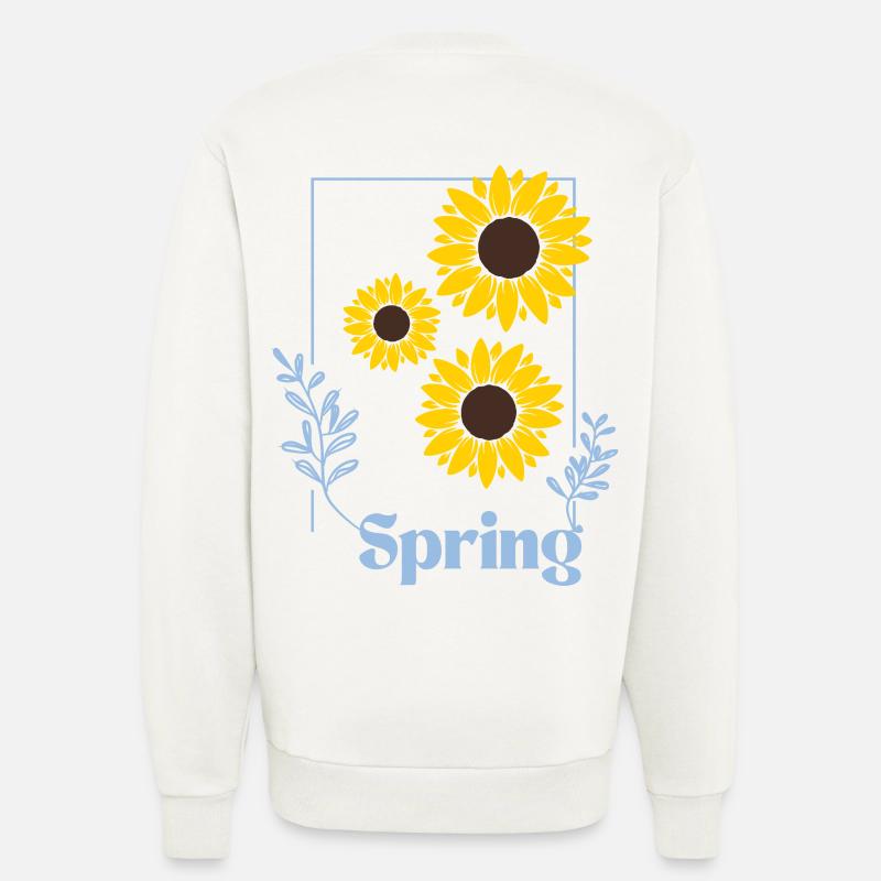 Spring Sonnenblumen Shirt - Sweatshirt - made by SPREAD  - OFF WHITE
