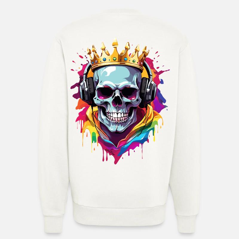 Kopfhörer - Sweatshirt - made by SPREAD  - OFF WHITE