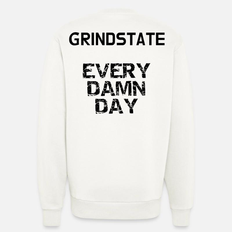 GRINDSTATE - Sweatshirt - made by SPREAD  - OFF WHITE