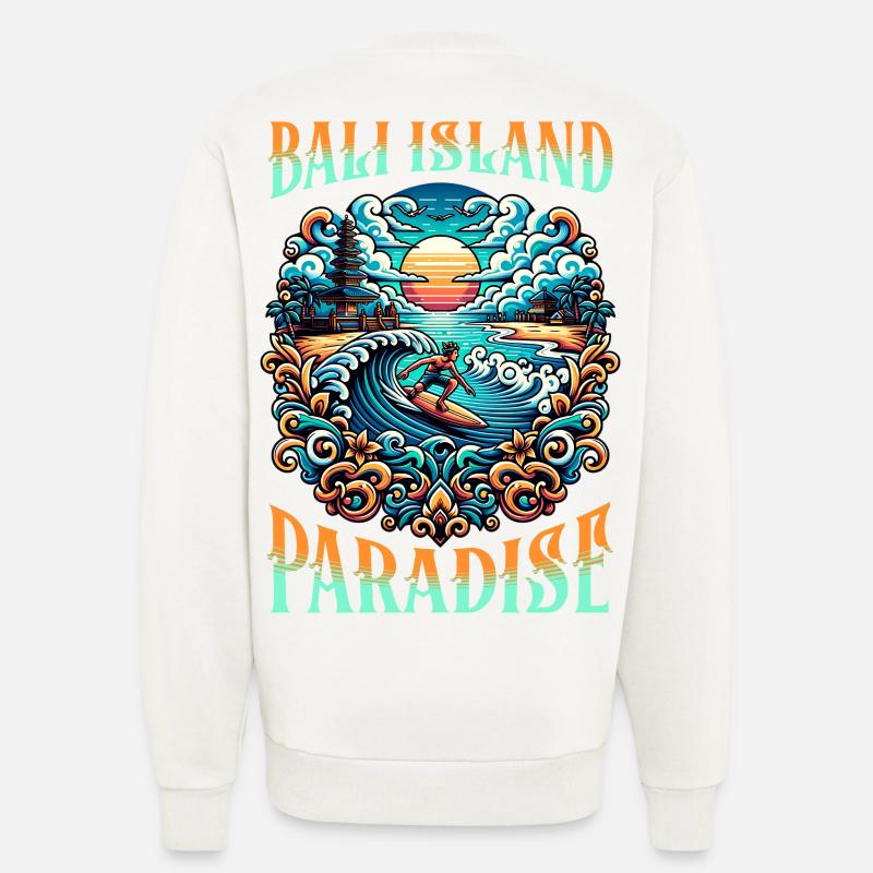 bali island - Sweatshirt - made by SPREAD  - OFF WHITE