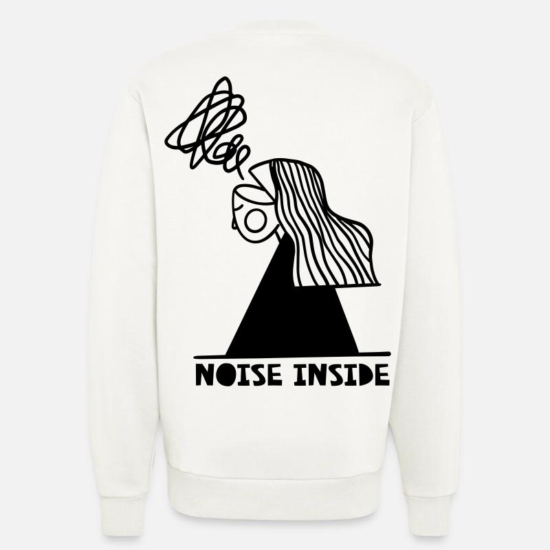 Lärm im Inneren - Sweatshirt - made by SPREAD  - OFF WHITE