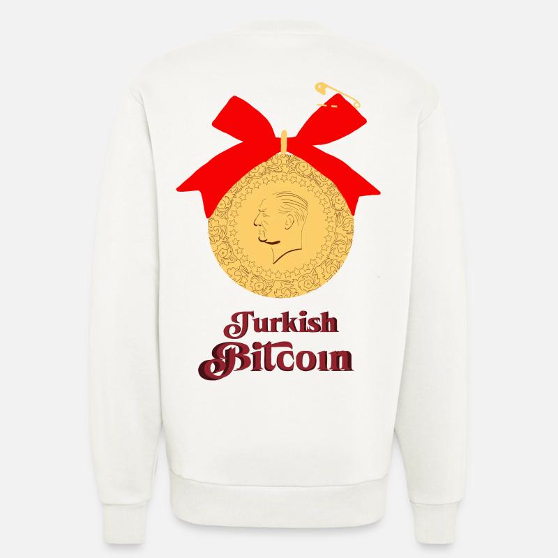 Türkischer Bitcoin - Sweatshirt - made by SPREAD  - OFF WHITE