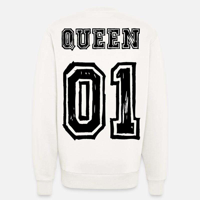 Queen King partner look Love - Sweatshirt - made by SPREAD  - OFF WHITE