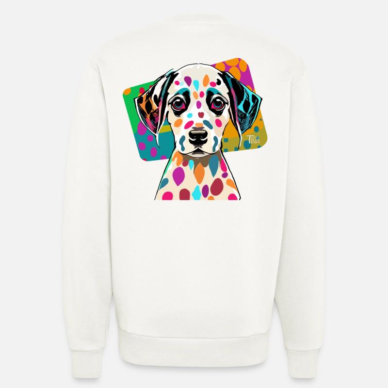 Dalmate - Sweat bio décontracté fabriqué en UE - OFF WHITE
