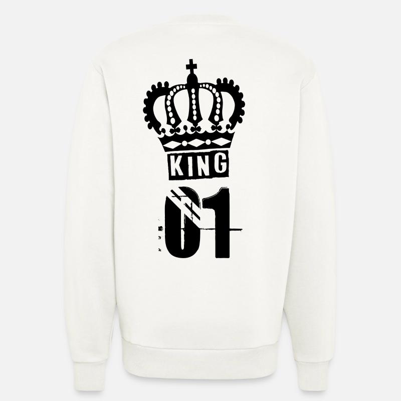 KING - Sweatshirt - made by SPREAD  - OFF WHITE