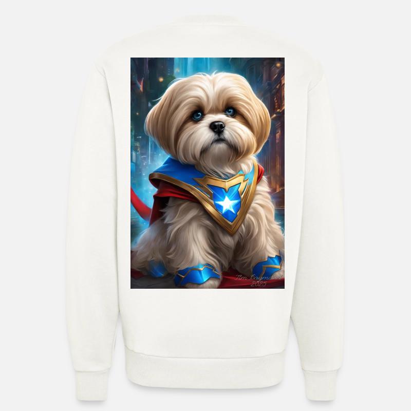 Hero Pup Starcrest Cape - Sweatshirt - made by SPREAD  - OFF WHITE