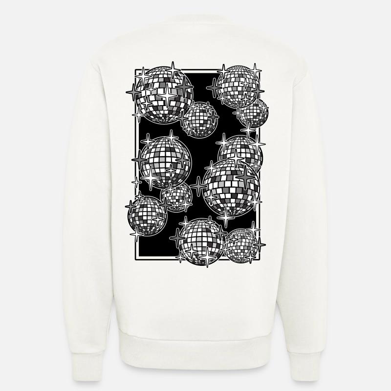Spiegelkugeln mit Hintergrund - Sweatshirt - made by SPREAD  - OFF WHITE
