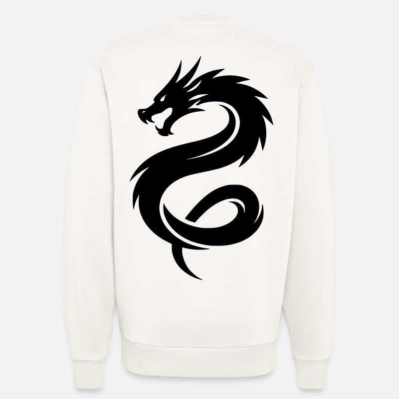 Asiatischer Drache - Sweatshirt - made by SPREAD  - OFF WHITE