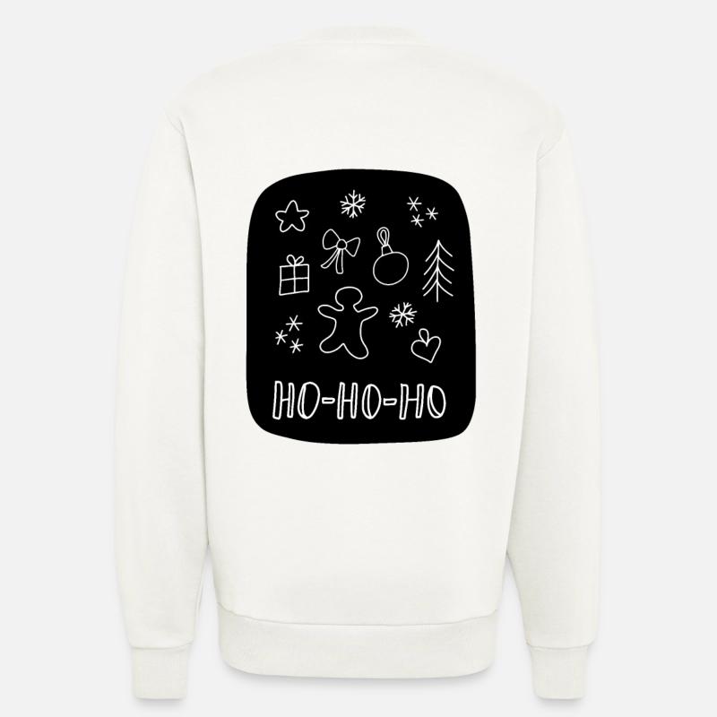 Ho Ho Ho - Sweatshirt - made by SPREAD  - OFF WHITE