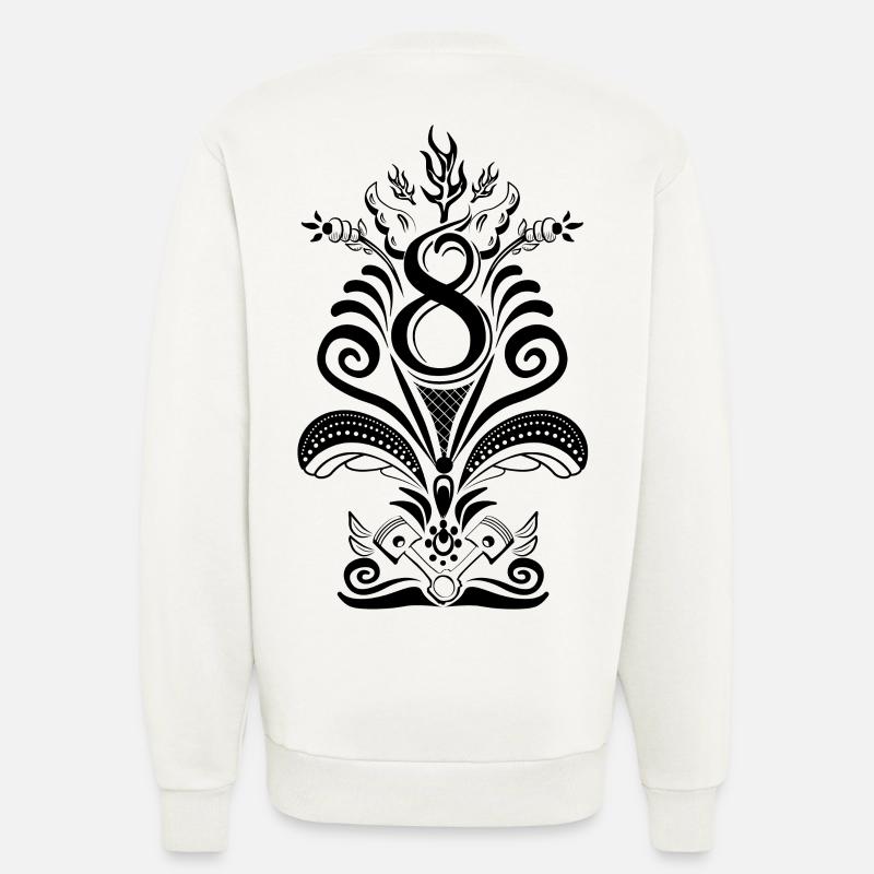Kurbits V8 No:2 - schwarz - Sweatshirt - made by SPREAD  - OFF WHITE
