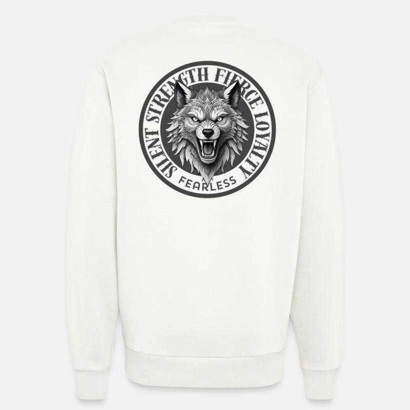 Silent Strength - Sweatshirt - made by SPREAD  - OFF WHITE