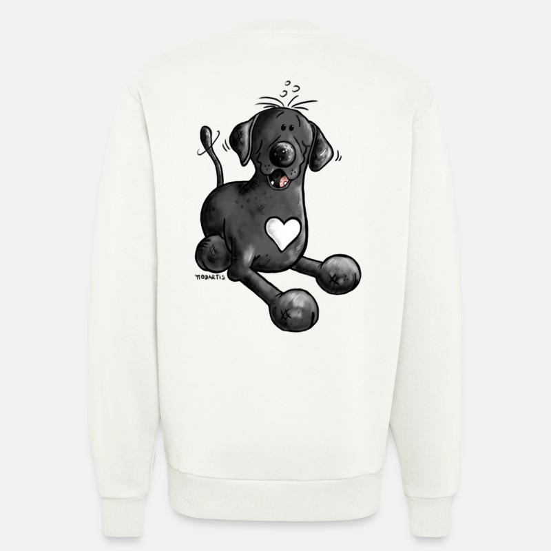 Labbi Love - Labrador Retriever - Sweatshirt - made by SPREAD  - OFF WHITE