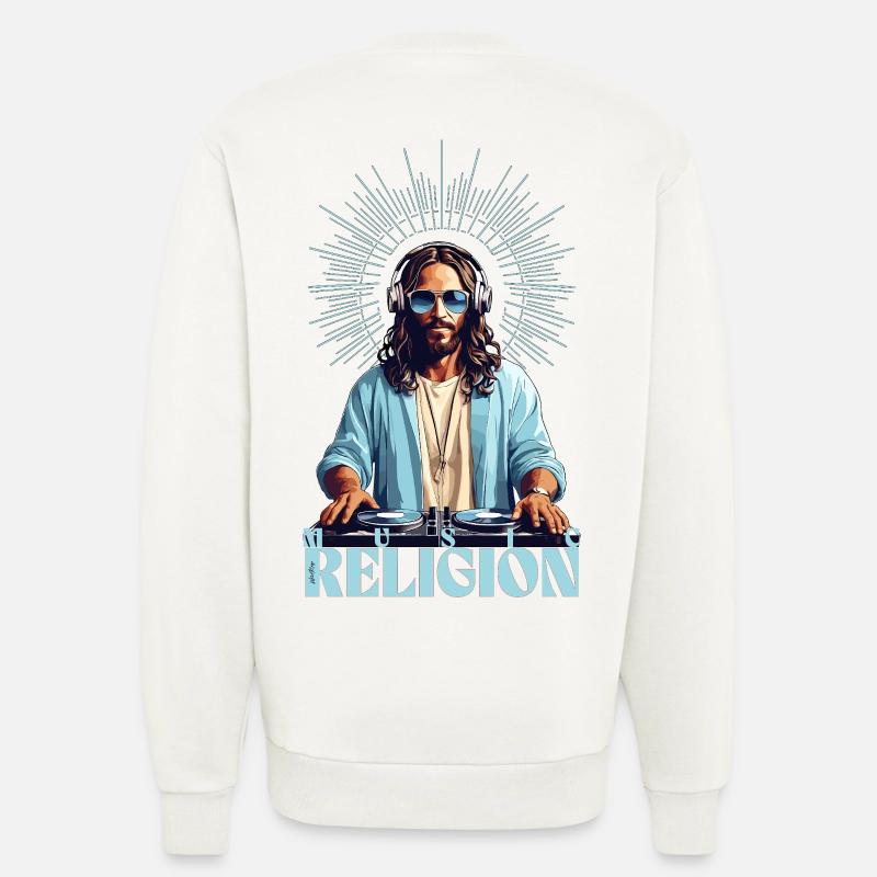 Musik - Sweatshirt - made by SPREAD  - OFF WHITE