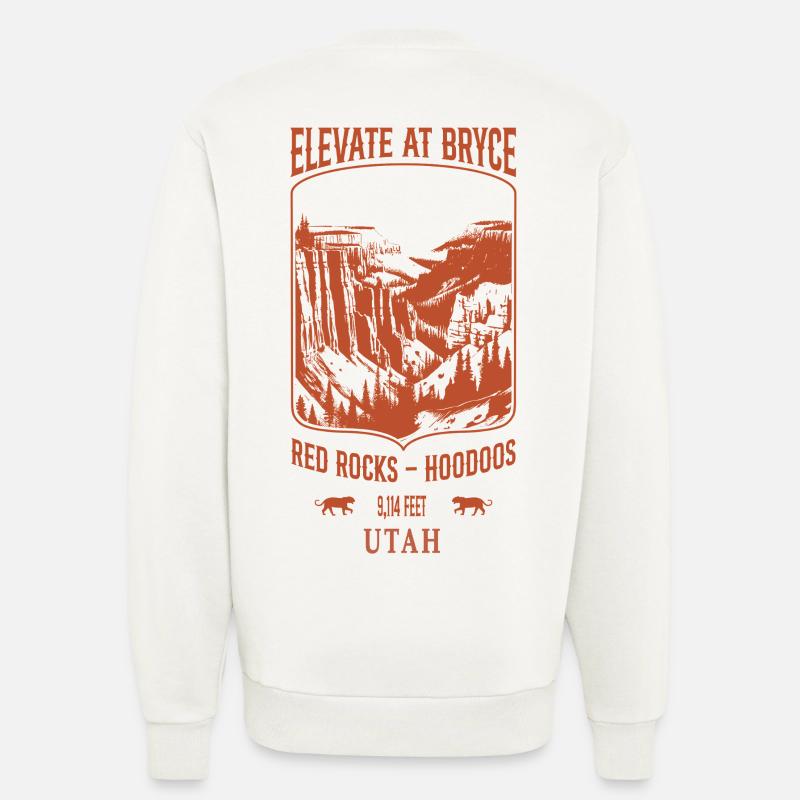 Elevate at Bryce - Sand - Sweatshirt - made by SPREAD  - OFF WHITE
