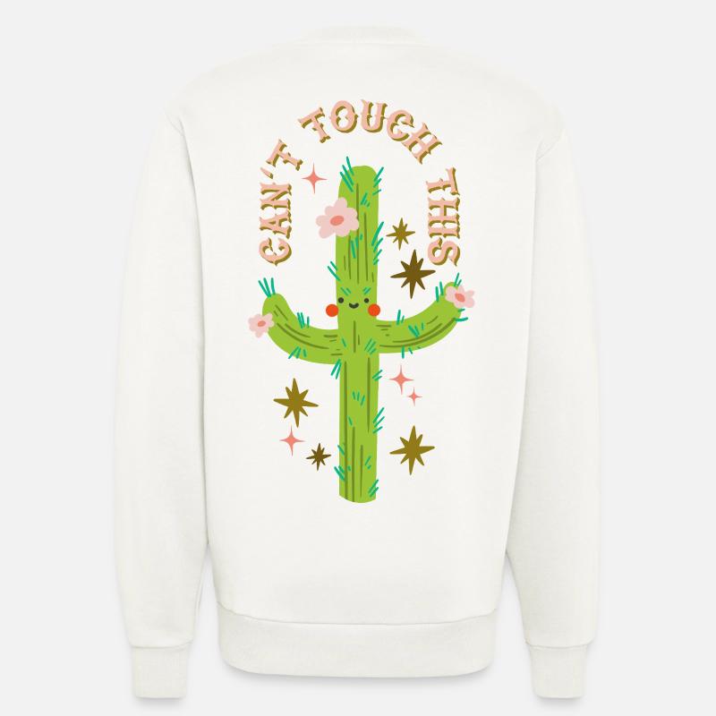 Can't touch this - Prickly cactus design - Sweatshirt - made by SPREAD  - OFF WHITE