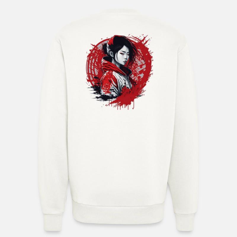 Mädchen Street Style - Sweatshirt - made by SPREAD - OFF WHITE
