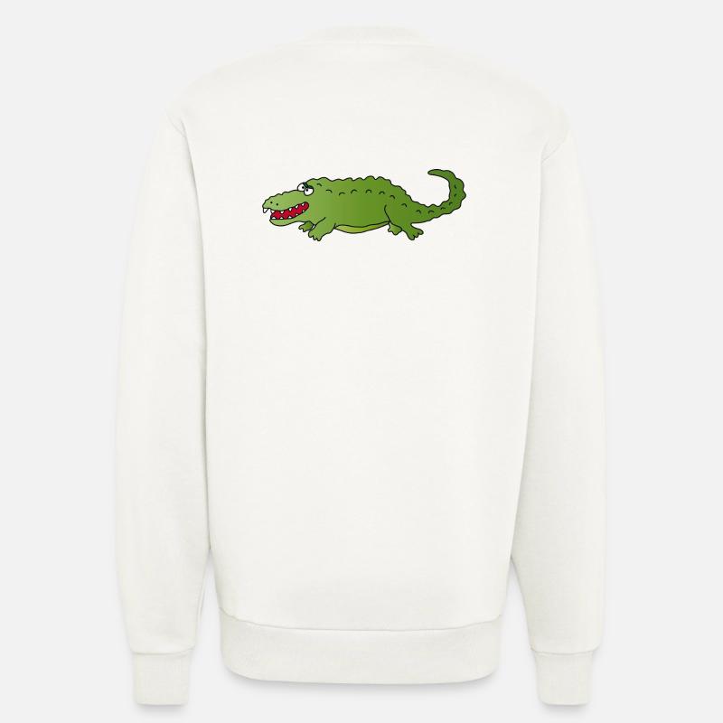 Krokodil - Sweatshirt - made by SPREAD  - OFF WHITE