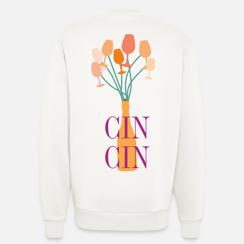 Aperitif Typografie - Sweatshirt - made by SPREAD - OFF WHITE