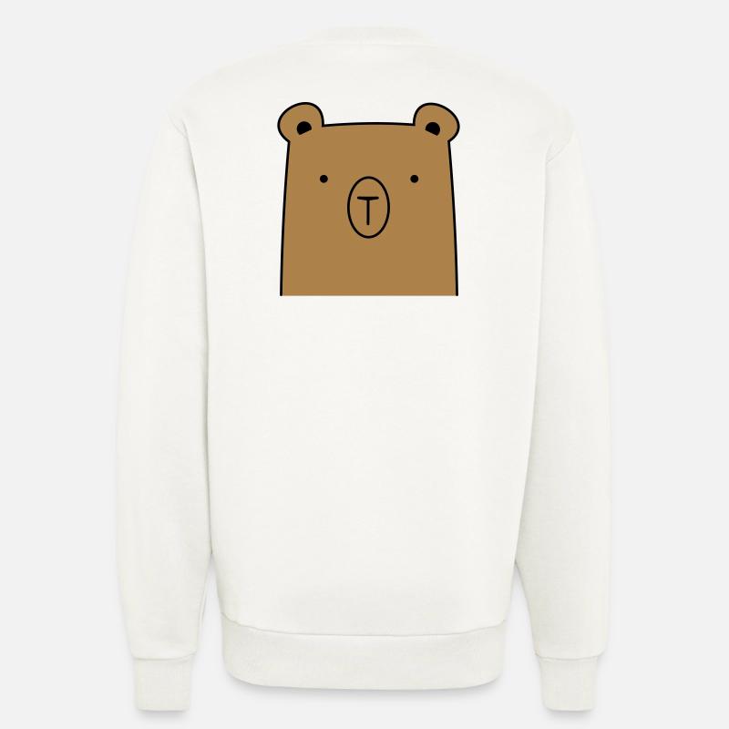 Bär Bärchen Knuddelbär Geschenkidee - Sweatshirt - made by SPREAD  - OFF WHITE