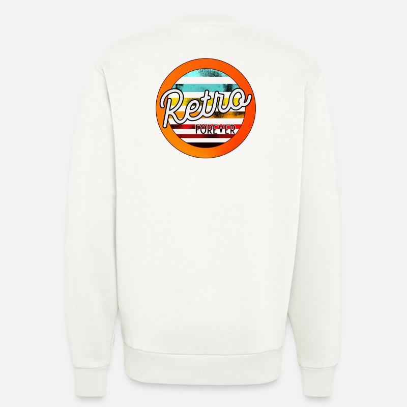 Retro forever - Sweatshirt - made by SPREAD  - OFF WHITE