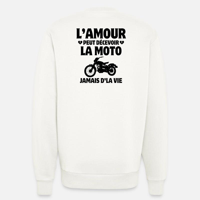 Motorrad, Motorradfan, Biker, Biker - Sweatshirt - made by SPREAD  - OFF WHITE