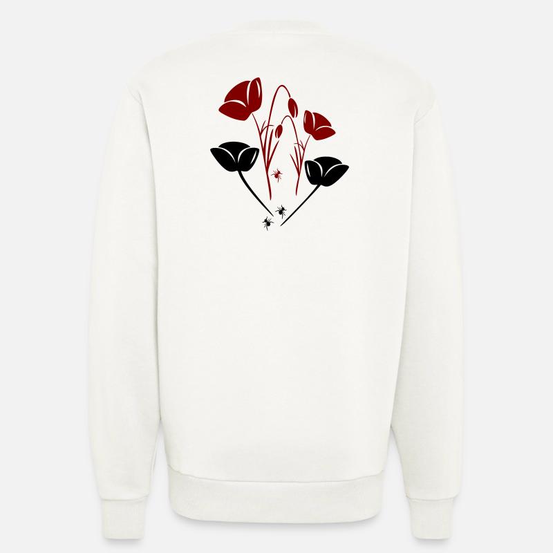 Tulpen mit Ameisen - Sweatshirt - made by SPREAD  - OFF WHITE