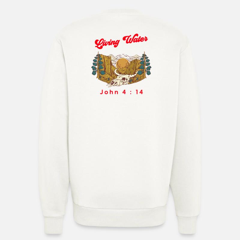 Sunset in Wilderness - Sweatshirt - made by SPREAD  - OFF WHITE