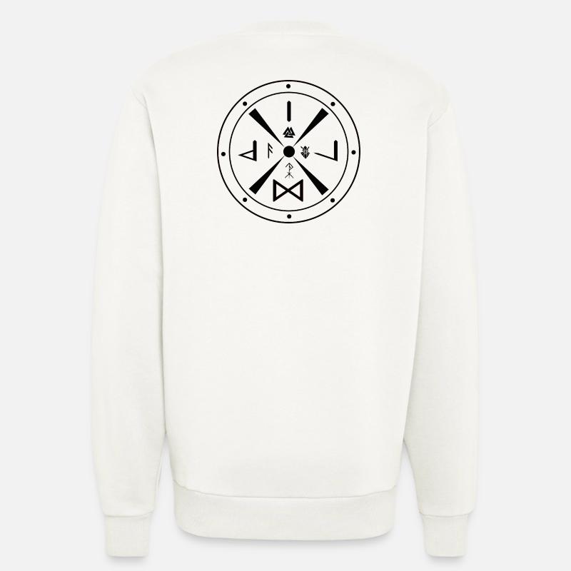 Viking Shield Teutons - Sweatshirt - made by SPREAD  - OFF WHITE