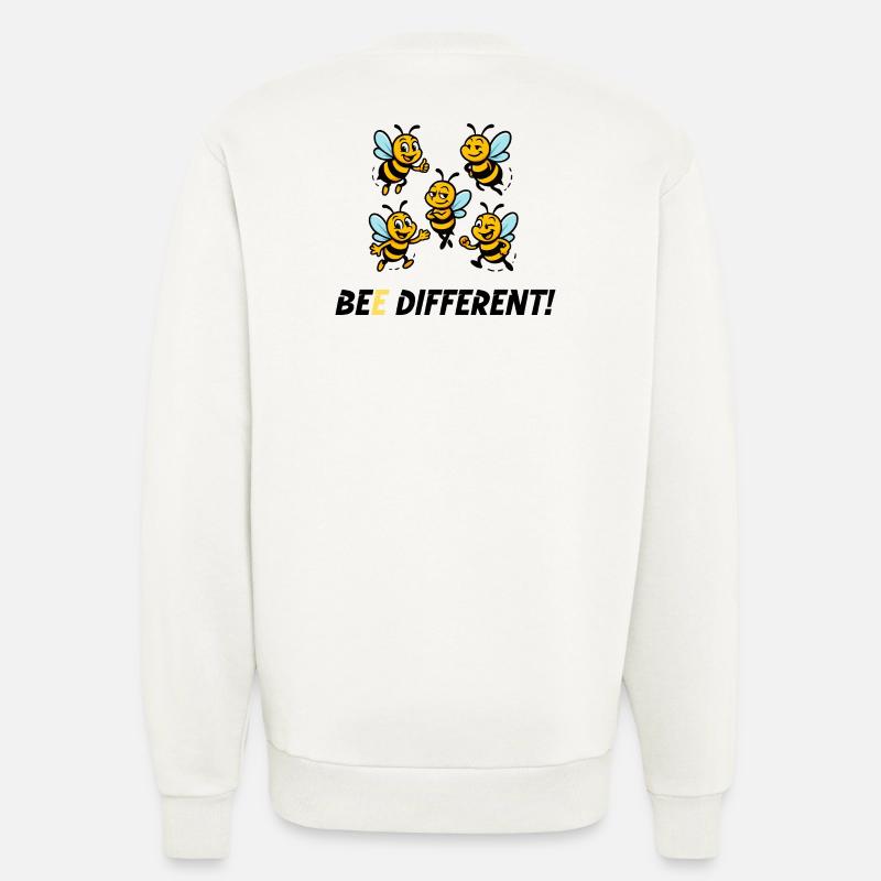 BEE DIFFERENT! - Sweatshirt - made by SPREAD  - OFF WHITE