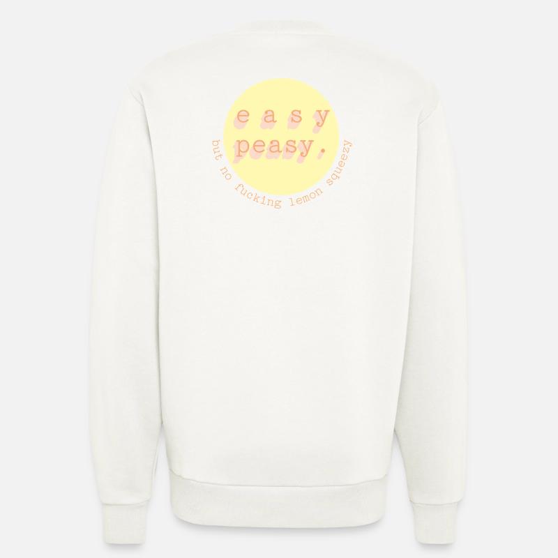 Easy Peasy Lemon Circle - Sweatshirt - made by SPREAD  - OFF WHITE