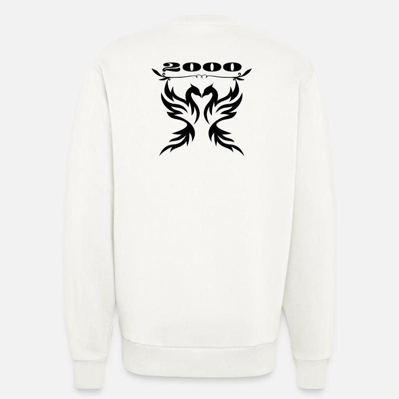 2000 Black wings Silhouettes - Sweatshirt - made by SPREAD  - OFF WHITE