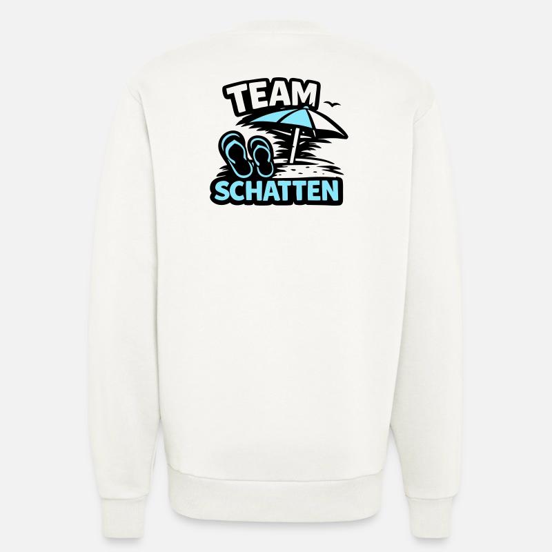 Strand Schatten FlipFlop Logo - Sweatshirt - made by SPREAD  - OFF WHITE