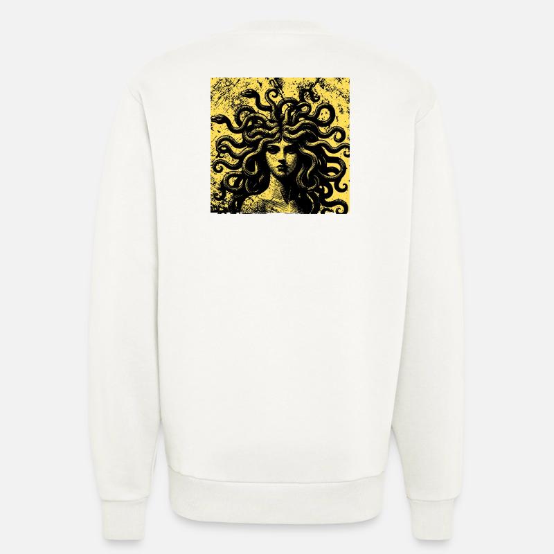 Hard-Techno-Rave-Band – Méduse Industrial Techno - Sweatshirt - made by SPREAD  - OFF WHITE