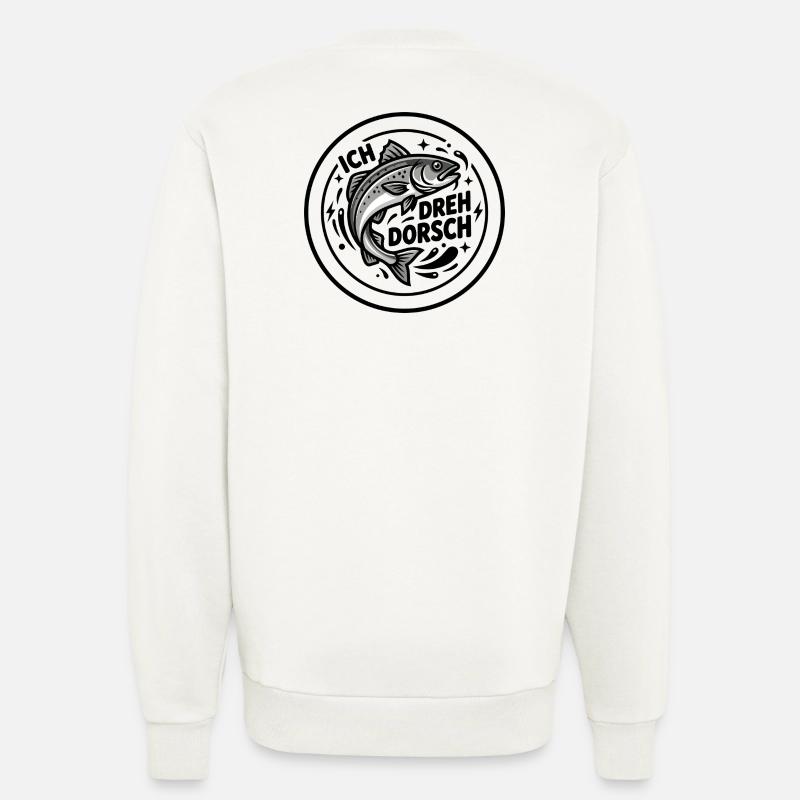 Ich dreh Dorsch - Sweatshirt - made by SPREAD - OFF WHITE