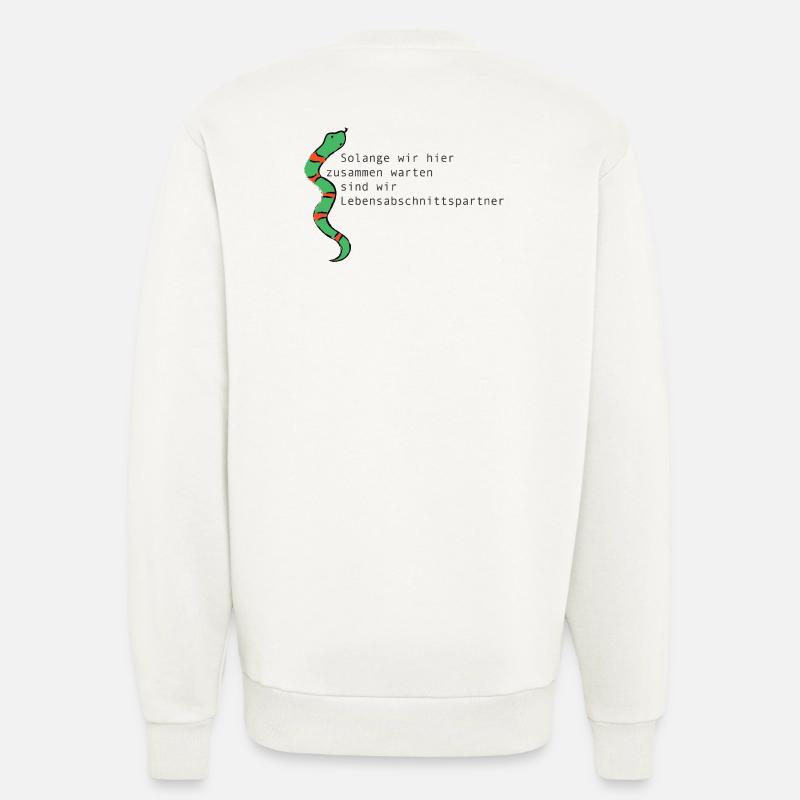 LEBENSABSCHNITTSPARTNER - Sweatshirt - made by SPREAD  - OFF WHITE