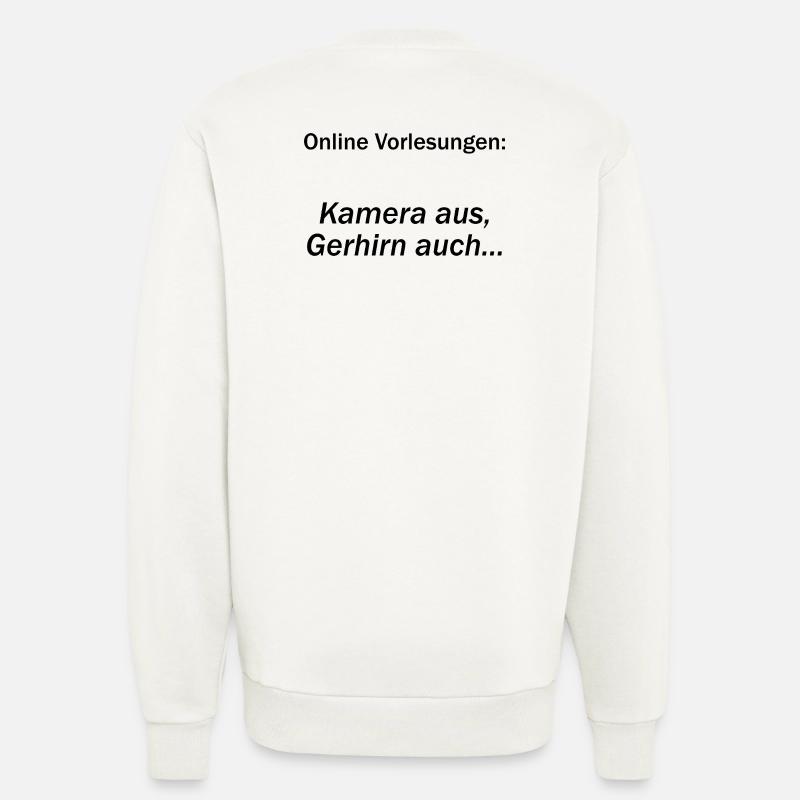 University Saying "Online Lectures" Gift, Students - Sweatshirt - made by SPREAD  - OFF WHITE