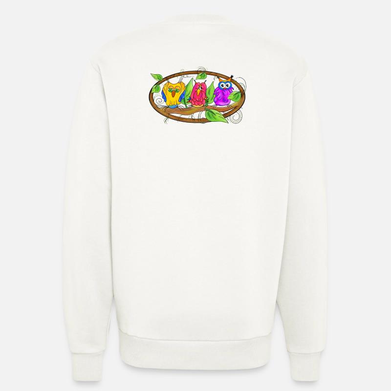Weisheit - Eulen Edition - Sweatshirt - made by SPREAD  - OFF WHITE