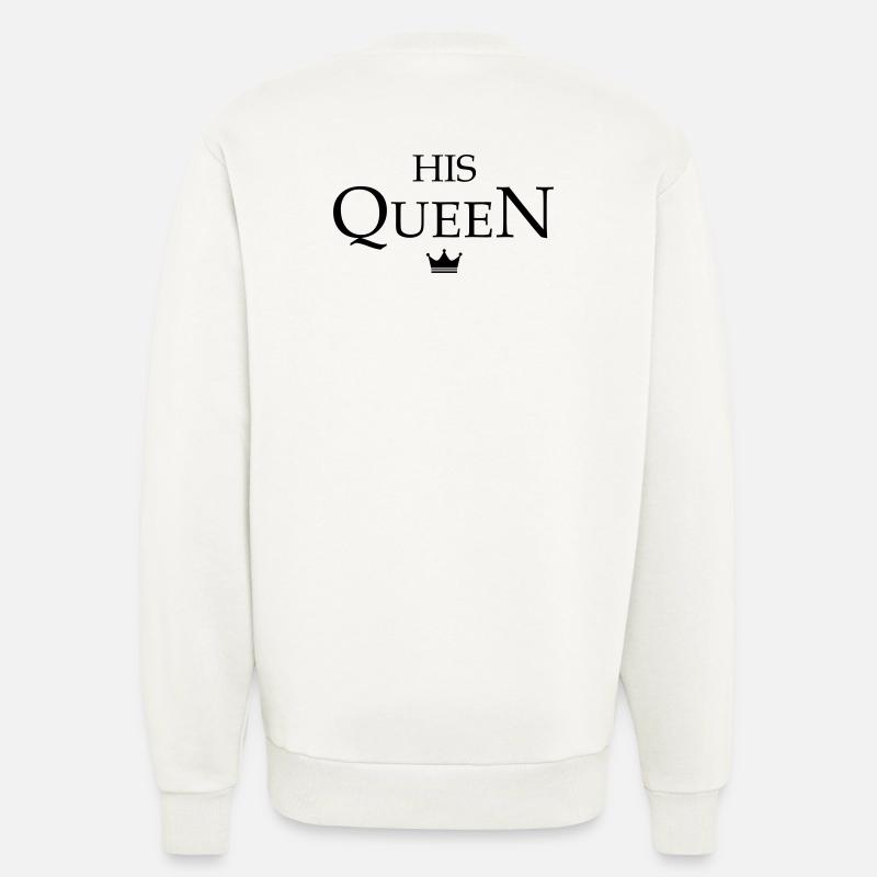 Queen King Partnerlook - Sweatshirt - made by SPREAD  - OFF WHITE
