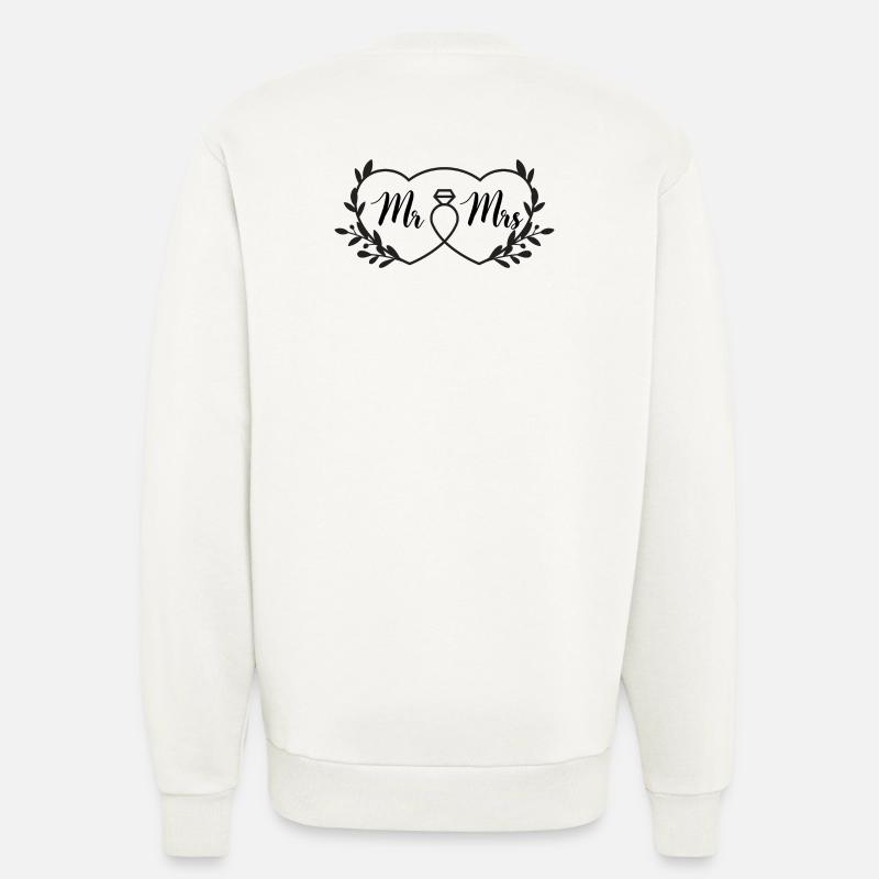 Mr Mrs - Sweatshirt - made by SPREAD  - OFF WHITE