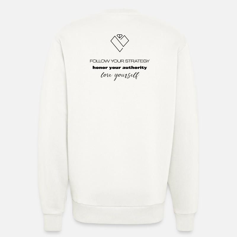Strategy & Authority - Self-Love - Sweatshirt - made by SPREAD  - OFF WHITE