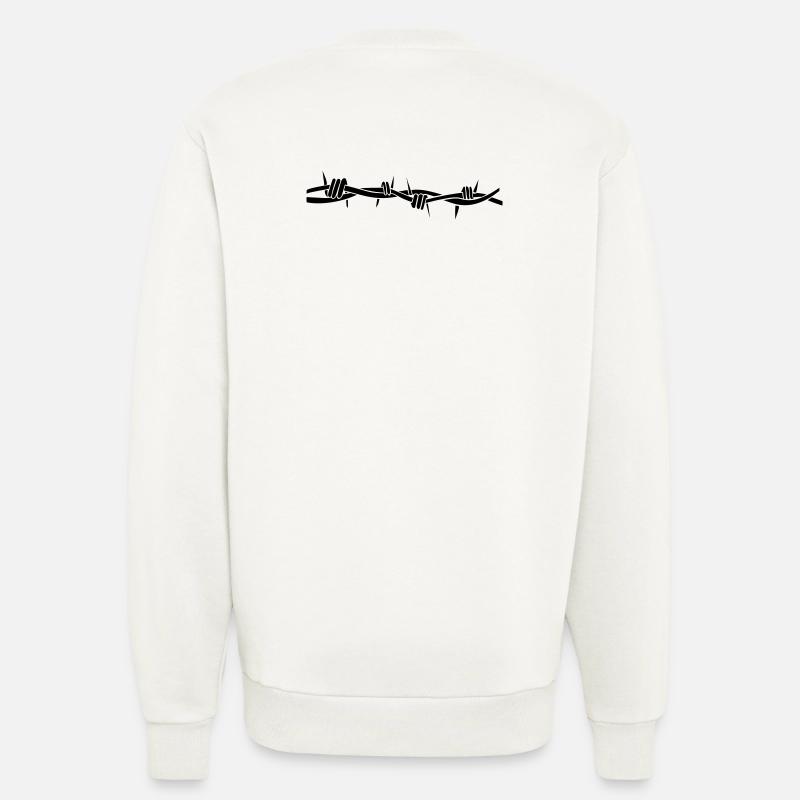stacheldraht - Sweat bio décontracté fabriqué en UE - OFF WHITE