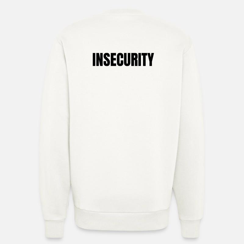 INSECURITY (Not Security) - Sweatshirt - made by SPREAD  - OFF WHITE