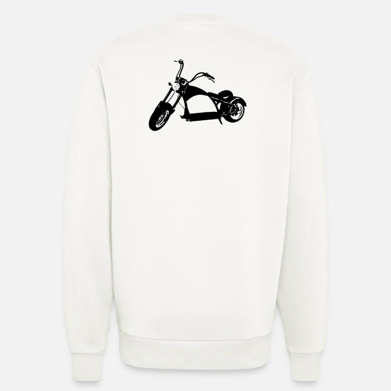 E-Chopper - Sweatshirt - made by SPREAD  - OFF WHITE